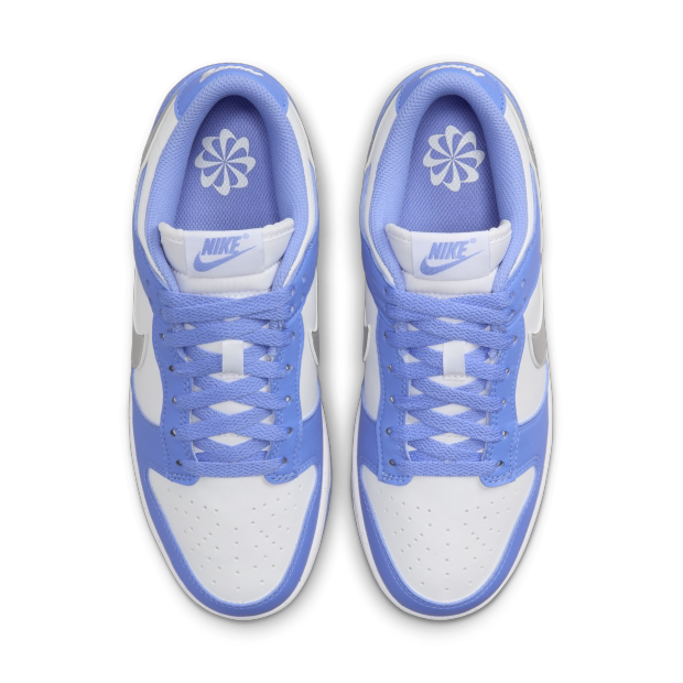 Nike Dunk Low blue and white non-slip wear-resistant low-cut sneakers for men and women DD1873-402