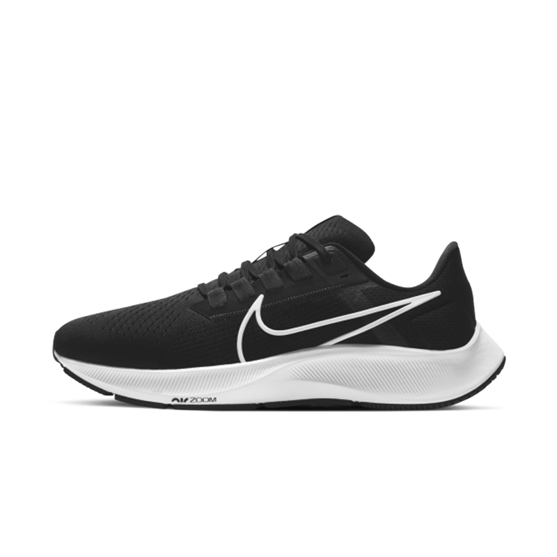 耐克 Nike Pegasus 38 飞马38 男 黑白 白粉 跑步鞋 CW7356-002 - 图2