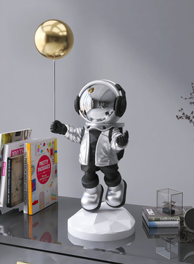宇航员摆件现代客厅电视柜家居饰品玄关桌面太空人办公室乔迁礼品