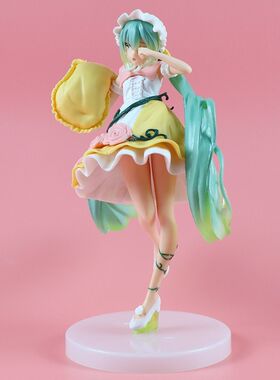 初音未来手办喜多川海梦睡美人手工景品二次元模型机箱车载造型