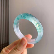High ice seed emerald floating in positive ring jade bracelet natural Myanmar emerald a goods glass species Guido jade bracelets high-end
