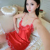 Đồ ngủ mới cho nữ mùa xuân và mùa thu và dây đeo gợi cảm váy ngủ bằng lụa băng phiên bản Hàn Quốc của ren cực kỳ quyến rũ váy ngắn phần mỏng - Đêm đầm váy thu đông đẹp Đêm đầm