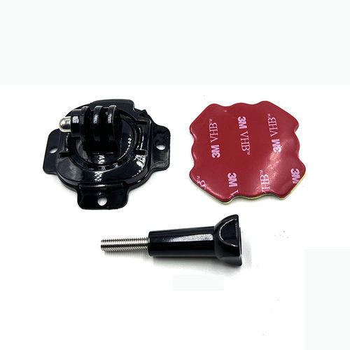 Gopro大疆山狗运动相机配件弧面平面底座 基座头盔固定底座3M胶贴 - 图3