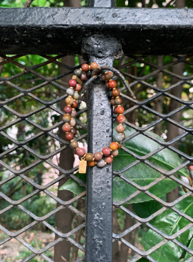 KuKu原创复古天然海洋石手链女