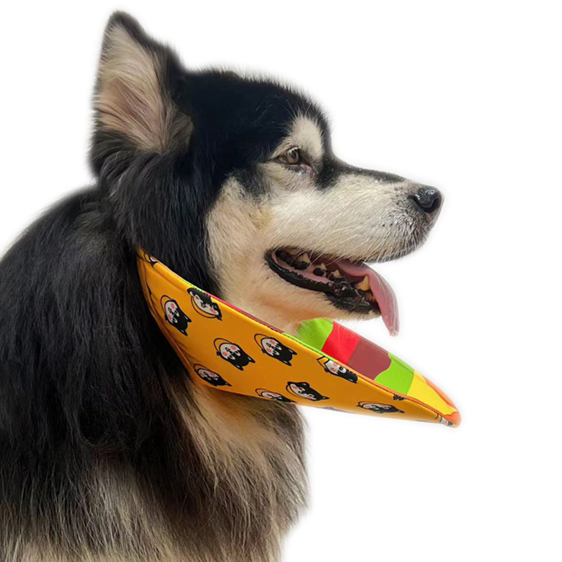 狗狗口水巾 夏季车载可自立接口水围兜 阿拉斯加金毛萨摩中大型犬,淘宝优惠券,粉丝福利购,淘宝优惠卷