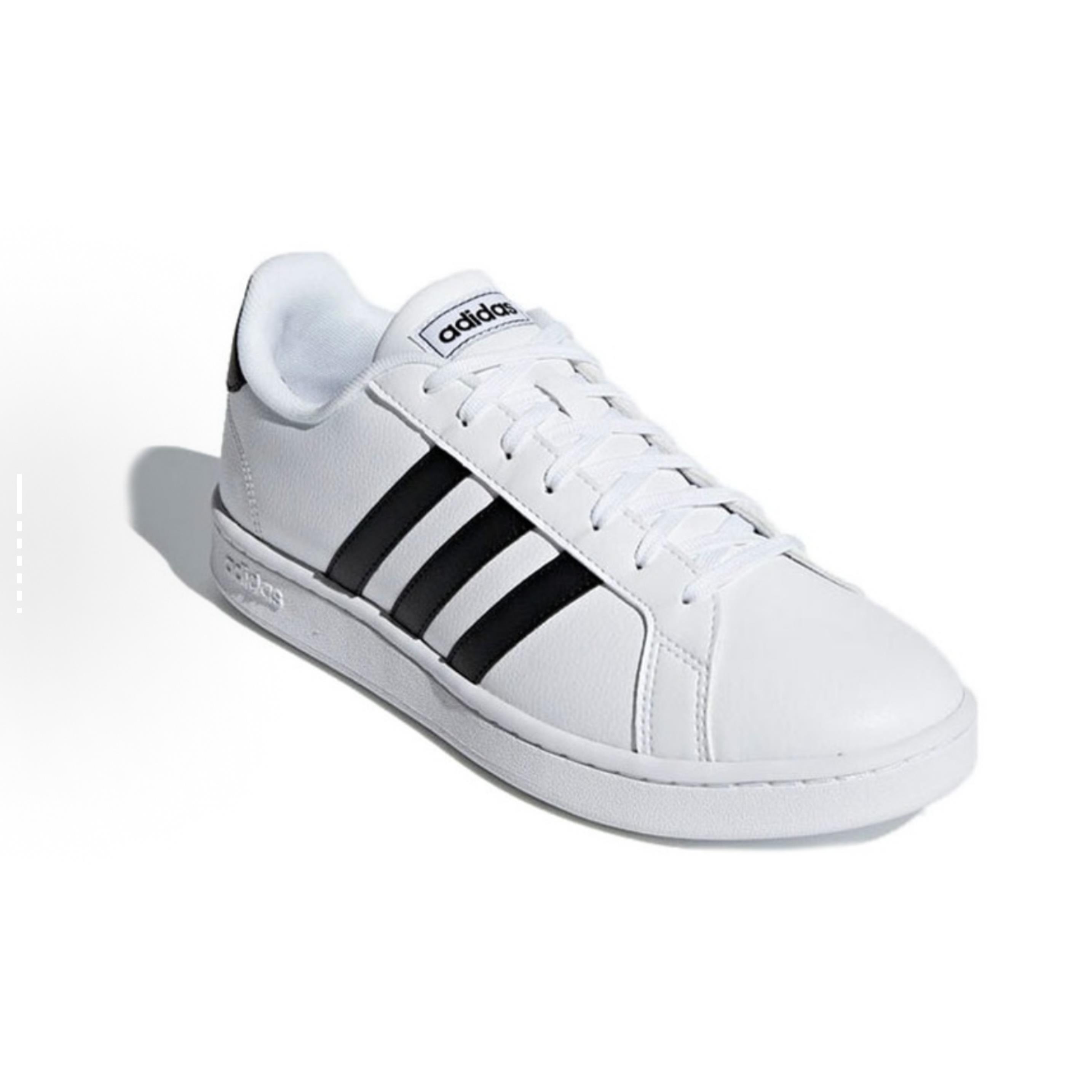 adidas neo GRAND COURT 舒适 低帮 板鞋 男女同款 - 图0