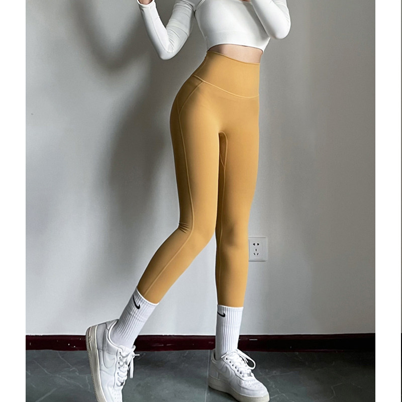 收腹提臀瑜伽裤裸感免穿内裤运动跳操健身裤高腰普拉提紧身长裤,淘宝优惠券,粉丝福利购,淘宝优惠卷