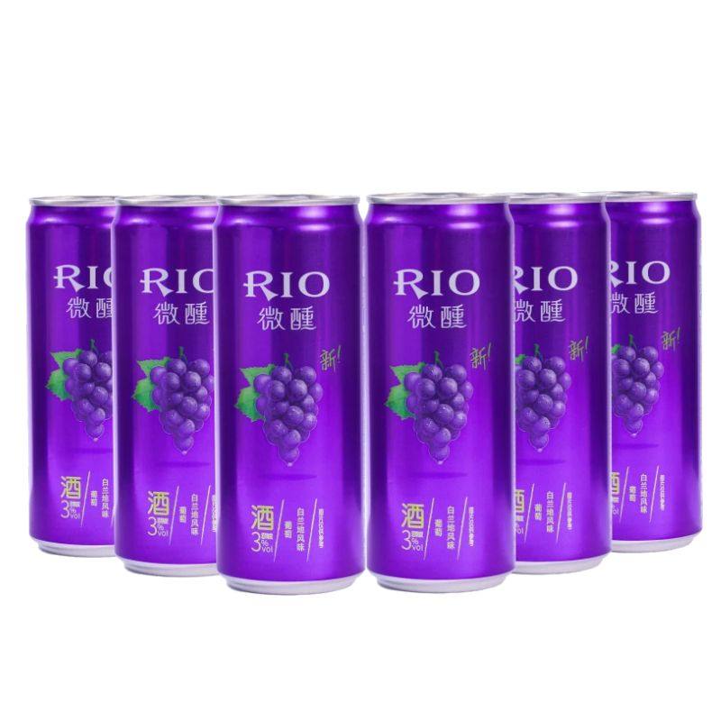 RIO锐澳微醺乳酸菌低度气泡鸡尾酒少女果酒饮料330ml*6罐临期,淘宝优惠券,粉丝福利购,淘宝优惠卷