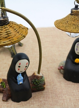 日式风千与千寻小夜灯树脂工艺品