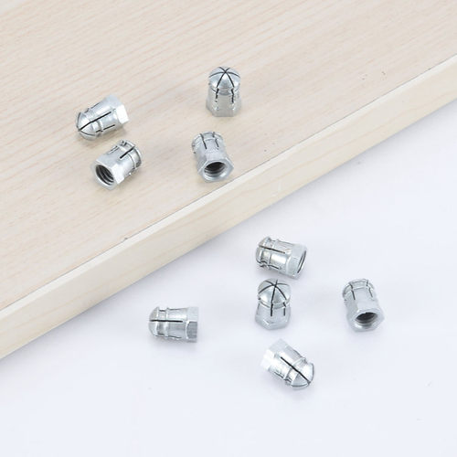 铁杆3合一螺母三合一拼装连接件组装柜子螺丝家具偏心轮预埋组合 - 图1