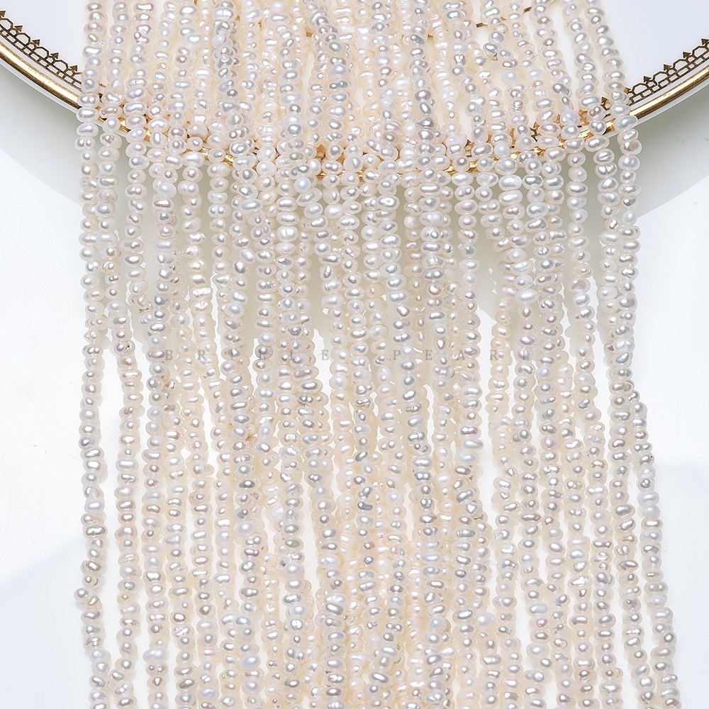 【极细baby链】清仓亏出天然淡水2mm小珍珠巴洛克链条定制35cm,淘宝优惠券,粉丝福利购,淘宝优惠卷