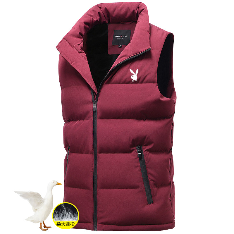 秋冬季潮牌羽绒棉马甲男士新款加厚保暖背心棉服外套立领马夹男,淘宝优惠券,粉丝福利购,淘宝优惠卷