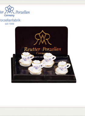 德国1：12微缩茶杯茶具套装/日本森贝尔家庭/OB11 /迷你厨房