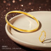 Gold Supreme Water Ripple Gold Ring New Hard Gold Explosive Flash Crushed Ice Fashion Index Finger Ring Plain Gold Ring
