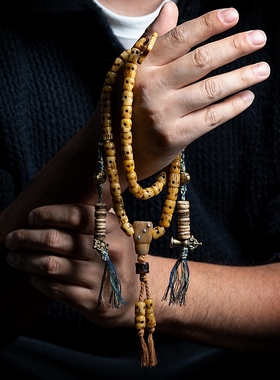 卡杰格朵牦牛骨原创设计佛珠