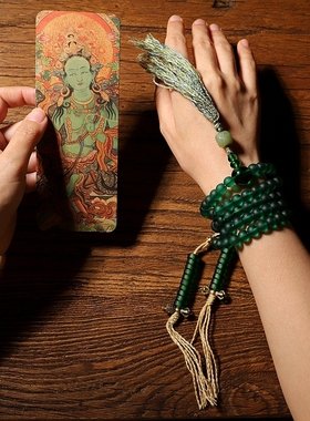 绿度母原创手工琉璃念珠