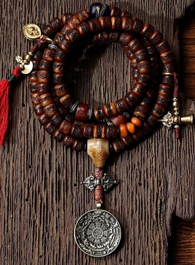 卡杰格朵牦牛骨原创设计佛珠