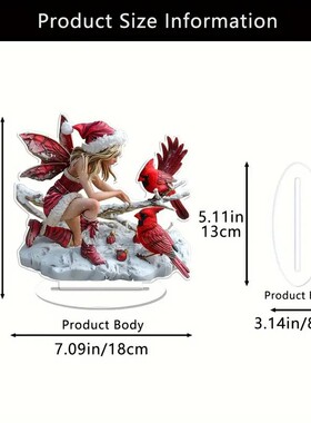 168B跨境圣诞装饰品雪人平面亚克