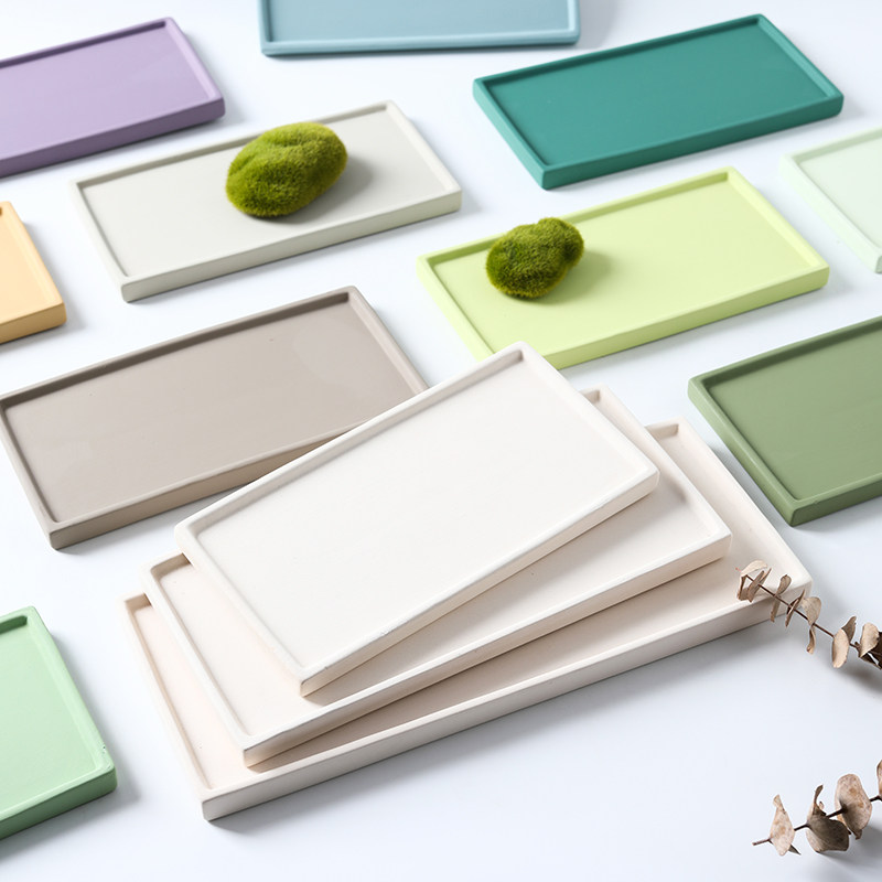 花盆接水托盘陶瓷长方正方形加厚排水底座垫盆栽多肉花卉大号小号,淘宝优惠券,粉丝福利购,淘宝优惠卷