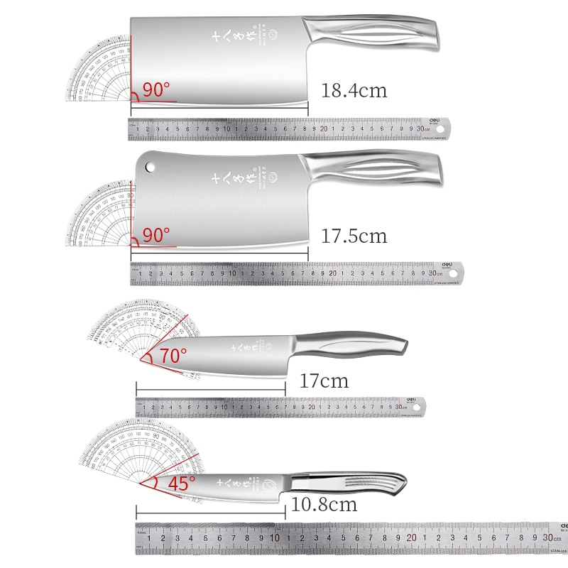 十八子作刀具套装厨房菜刀菜板二合一套装家用全套组合官方旗舰-图3
