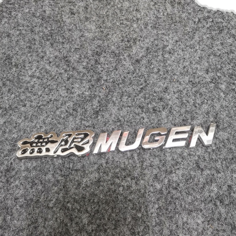 无限MUGEN标志金属贴 ABS电镀标志贴 MUGEN LOGO黑色无限背胶车贴 - 图3