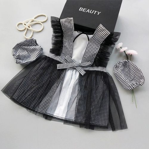 Демисезонный нагрудник, водонепроницаемая детская майка топ, фартук, юбка на девочку для еды, наряд маленькой принцессы, в корейском стиле