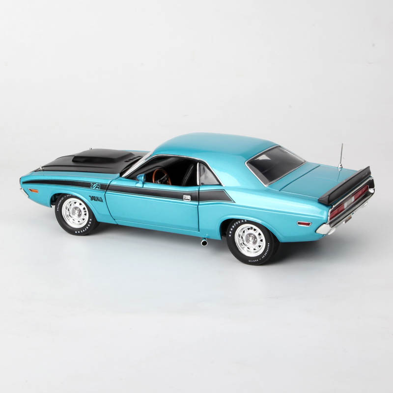 ACME 1/18 1970 Dodge Dart Street Fighter 合金汽车模型蓝色黑 - 图2