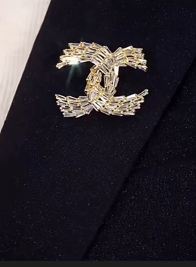 高级感轻奢气质西服胸花名媛风胸针西装大衣外套别针时尚高级配饰