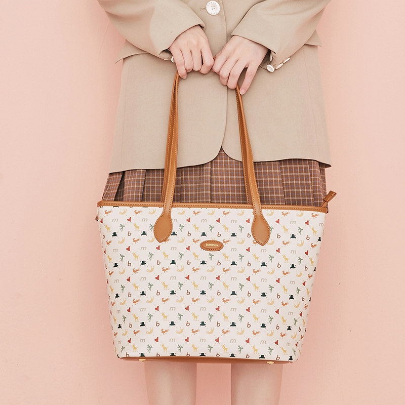 不莱玫经典大容量托特包感老花包包 不莱玫女士包袋