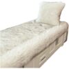 Nordic Imitation Rex Rabbit Fur Solid Color Blanket Winter Bay Window Cushion