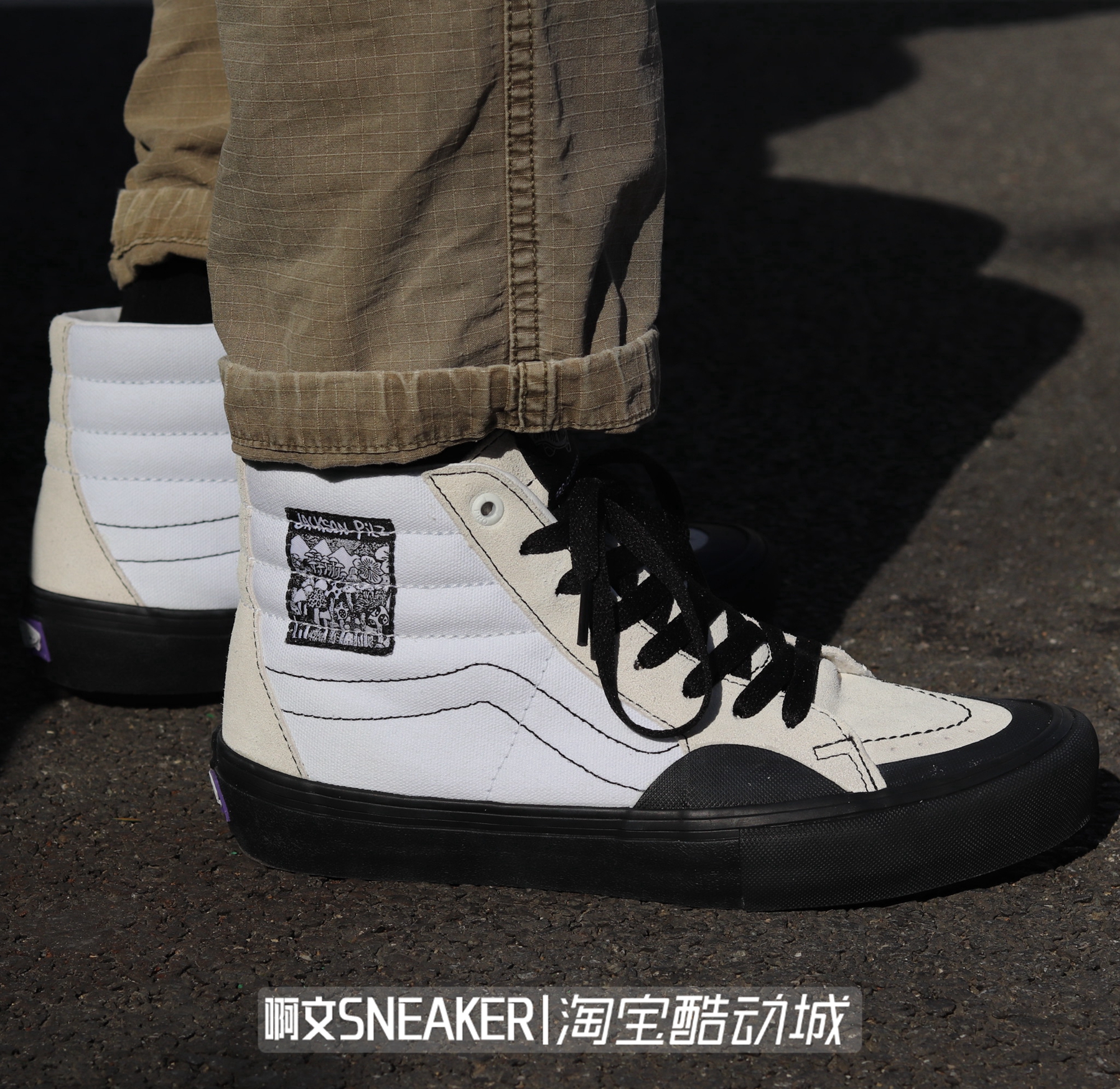 啊文VANS Jackson Pilz签名款SK8-Hi PRO高帮帆布板鞋VN0A45JD5WR-图0