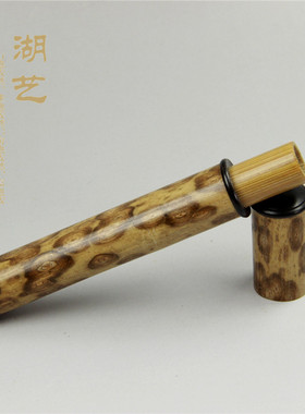 湖艺线香筒梅鹿短款黑檀木用具