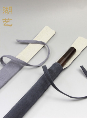 湖艺棉麻香筒布袋长款收纳袋保护