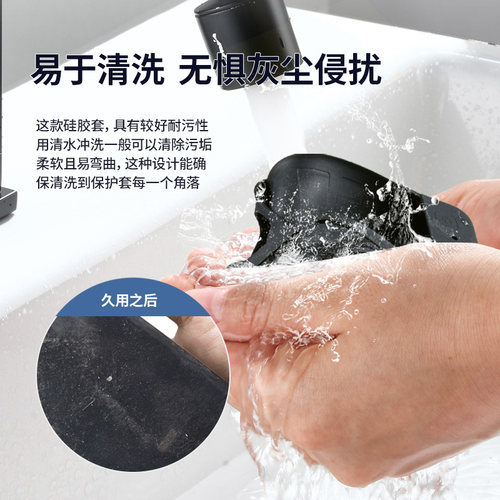 适用于Insta360X3X5硅胶保护套GO3S保护壳影石全景运动相机360x3镜头保护镜保护罩防摔360go3收纳包配件 - 图3