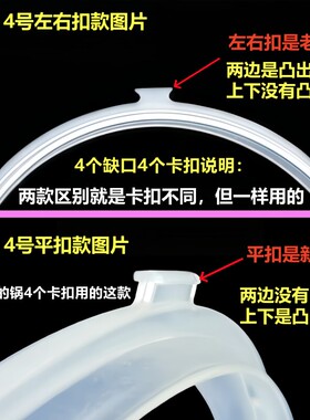红双喜适用于美的品牌电压力锅密封圈4L5L6升高压煲垫胶圈皮圈通