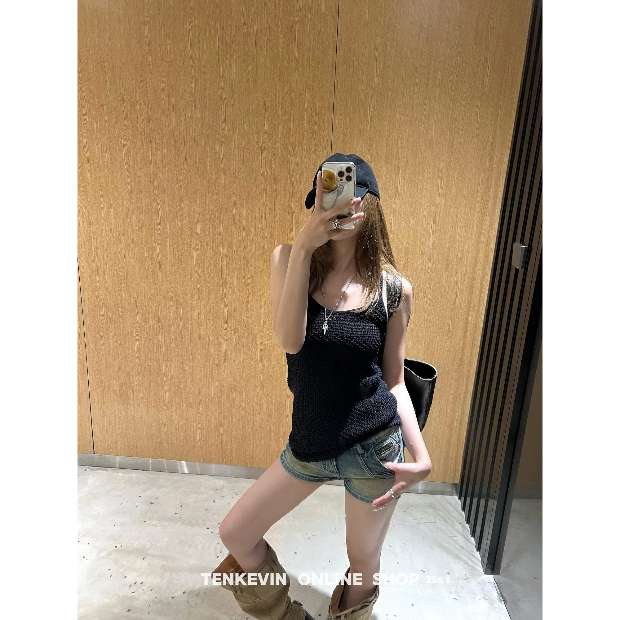 十一石 搭配王!复古做旧辣妹低腰牛仔短裤女小个子弹力紧身热裤ll,淘宝优惠券,粉丝福利购,淘宝优惠卷