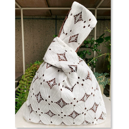 Японская сумка на запястье, сумка через плечо, оригинальная льняная сумка, тканевый мешок