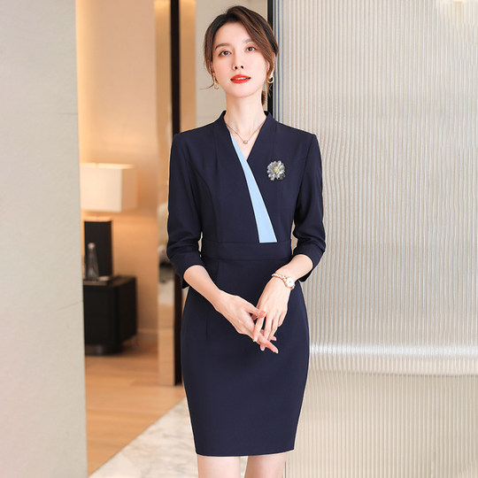 Shiluya модное рабочее платье высокого класса профессиональная одежда