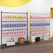 High-end Underwear Shelves Shelves Landing Lingerie Shop Bra Pyjamas Pants Adjustable Fabric Scarves Display Racks