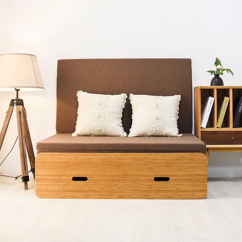 十八纸风琴床创意省空间折叠多功能双人床沙发伸缩折叠小户型家具