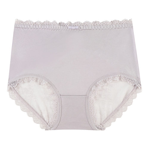 缎面丝滑性感男士丝袜内裤jj套透气大码三角蕾丝裤头伪娘真丝高腰 - 图3