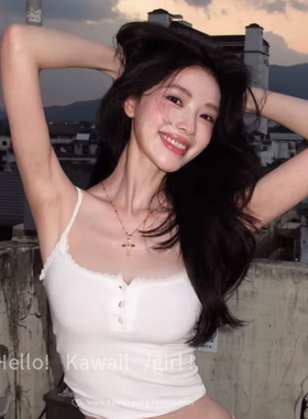 超闪甜酷多巴胺彩色十字架项链