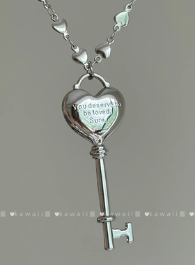 甜酷叠戴蕾丝十字架项链choker