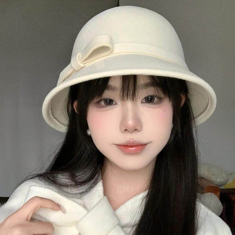 法式留洋大小姐千金帽渔夫帽子春夏名媛赫本风小香风女显脸小礼帽