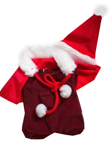 4件包邮 砂糖兔圣诞连体服替换服装公仔衣服泰迪熊SD/BJD米露娃娃