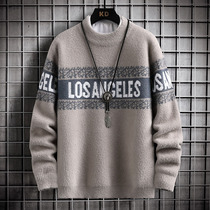 Autumn-style crystal mink boomer sweater half-height collar bottom-shirt warm blouse