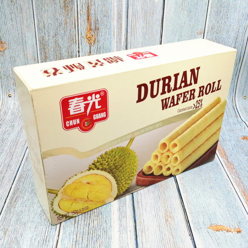 海南特产 春光榴莲酥卷150g 香脆酥卷 休闲零食 饼干 独立包装 - 图2