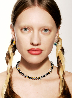 TysGrocery琉璃珠素银夏日女项链