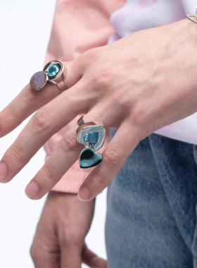 TysGrocery 22 a home issue2 宝石房间戒指 开口戒