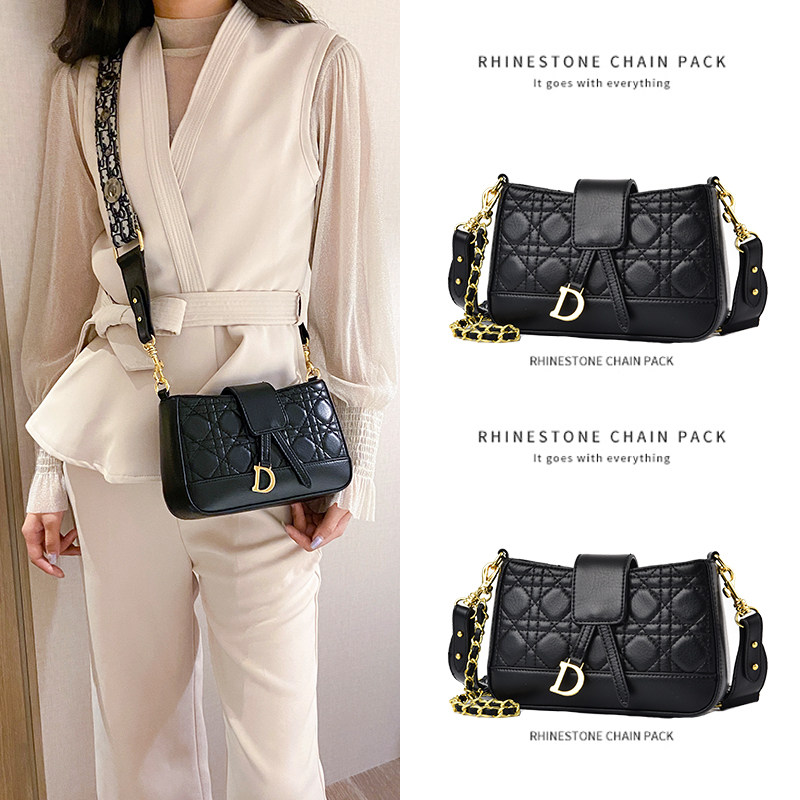 小ck 2020新款潮秋冬链条腋下斜挎包 索美伊女士包袋